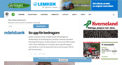 Desktop Screenshot of lantbruksnytt.com